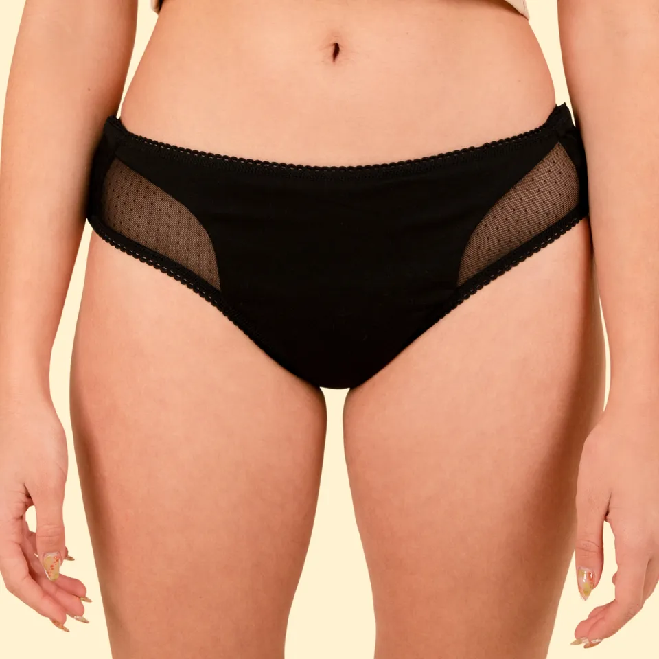 jho-culotte-menstruelle-d-tachable-noire-flux-moyen image 1
