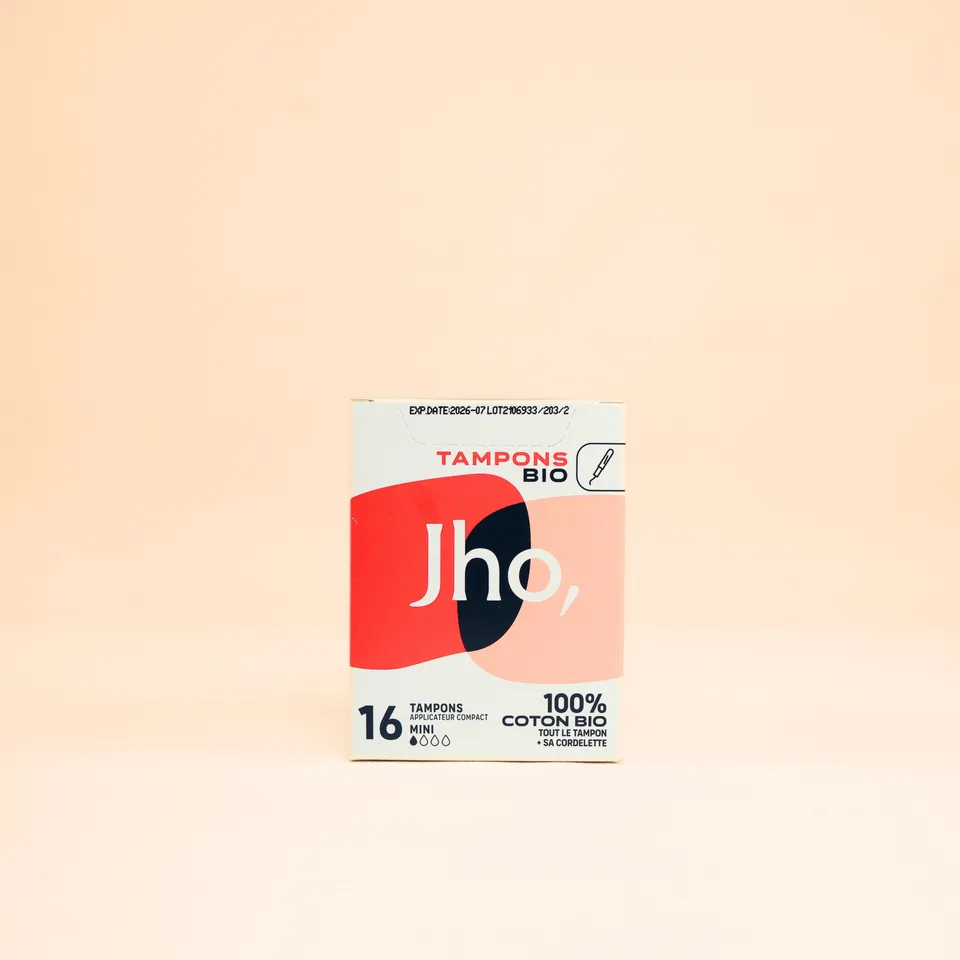 jho-tampons-avec-applicateur-compact-100-coton-biologique image 1