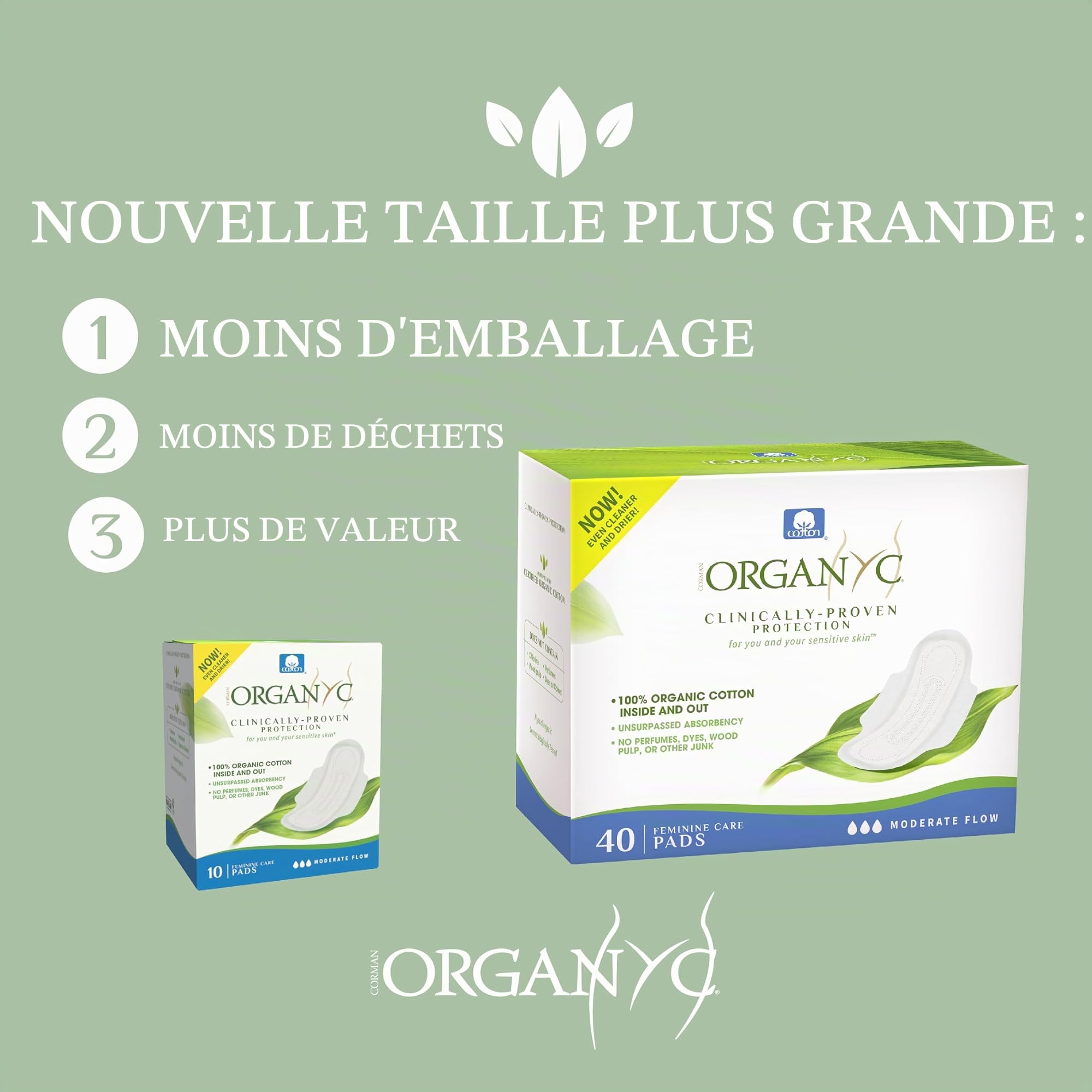 organyc-serviettes-hygi-niques-100-coton-biologique-flux-mod-r-40-pi-ces image 6