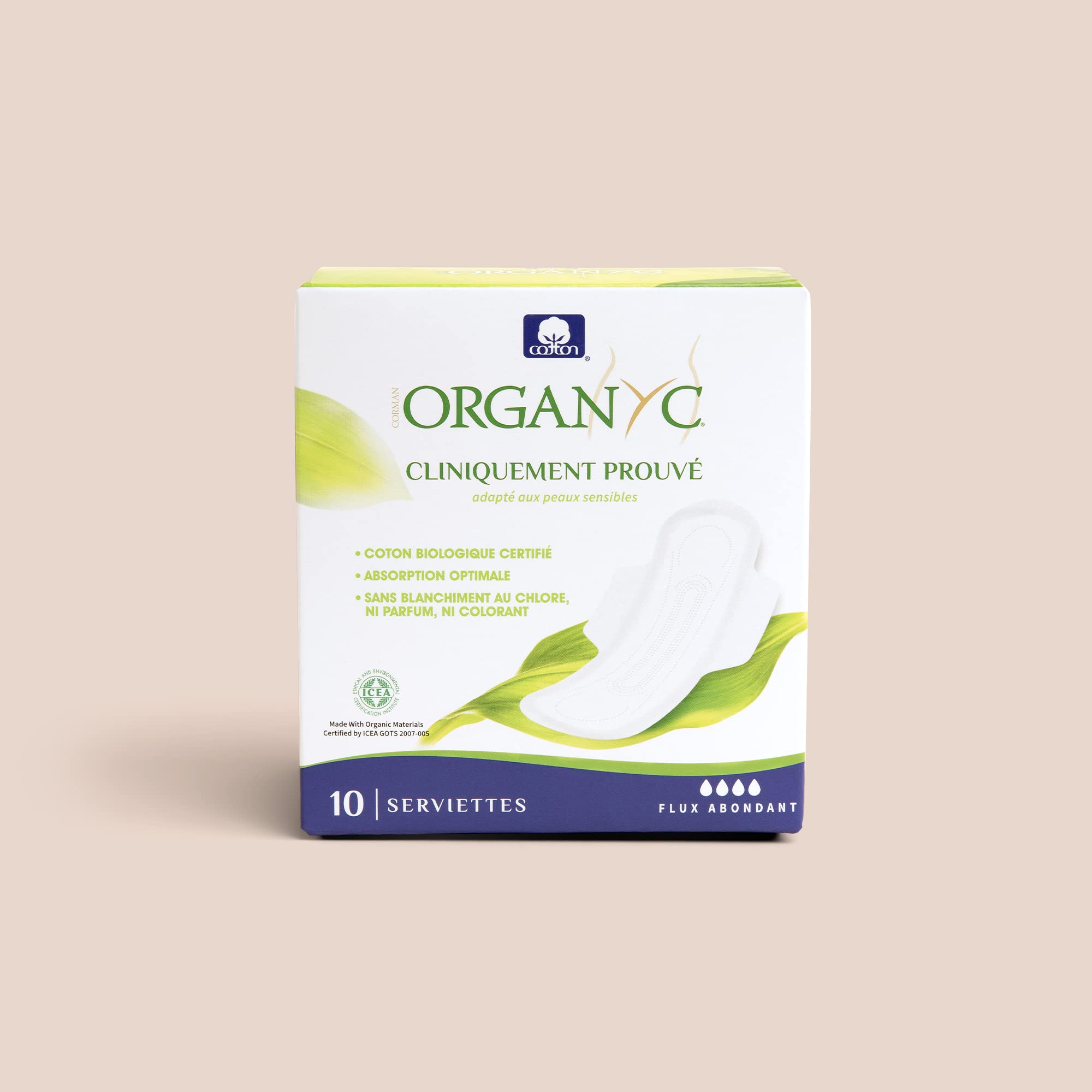 organyc-serviettes-hygi-niques-nuit-avec-ailettes-coton-bio-4x10-soit-40-unit-s image 5
