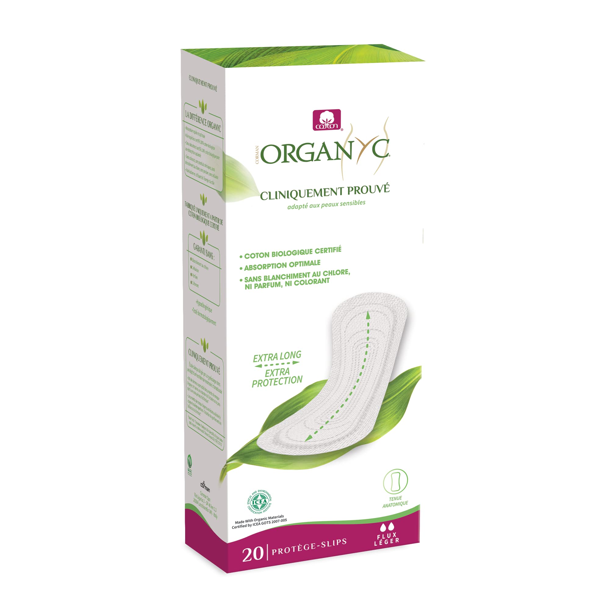 organyc-prot-ge-slips-plats-100-coton-bio-quotidien-20-unit-s image 2