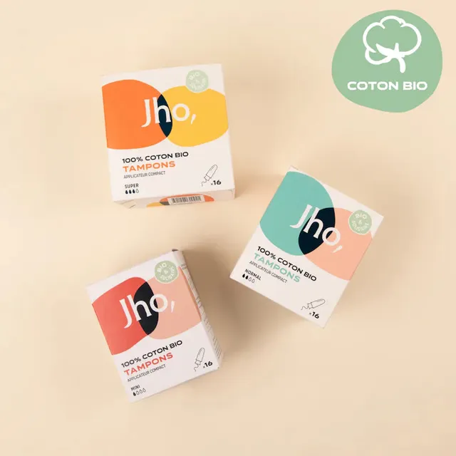 jho-lot-de-3-tampons-avec-applicateurs-compact-mini-normal-super image 1