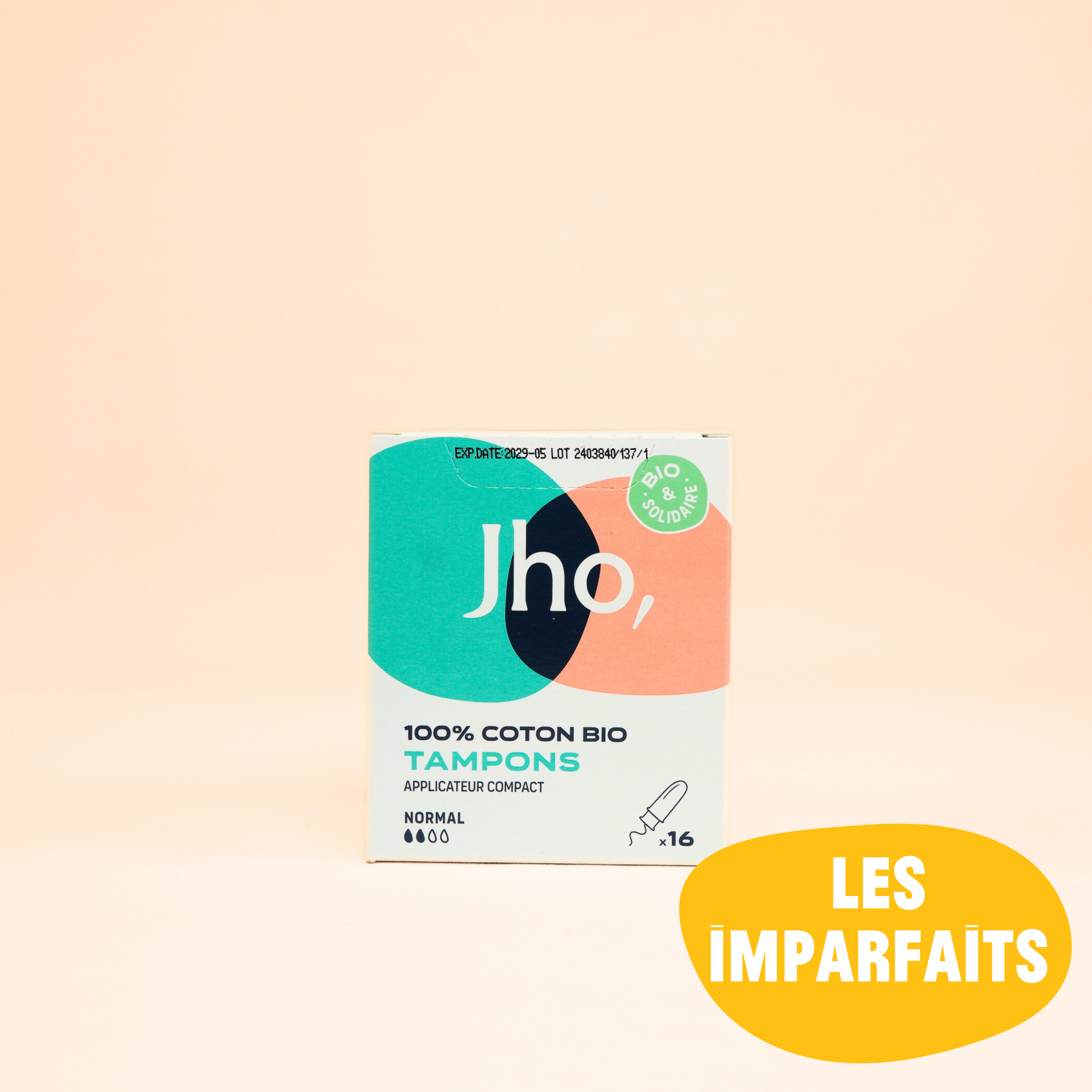 jho-tampons-avec-applicateur-compact-les-imparfaits-coton-bio-tous-flux image 2