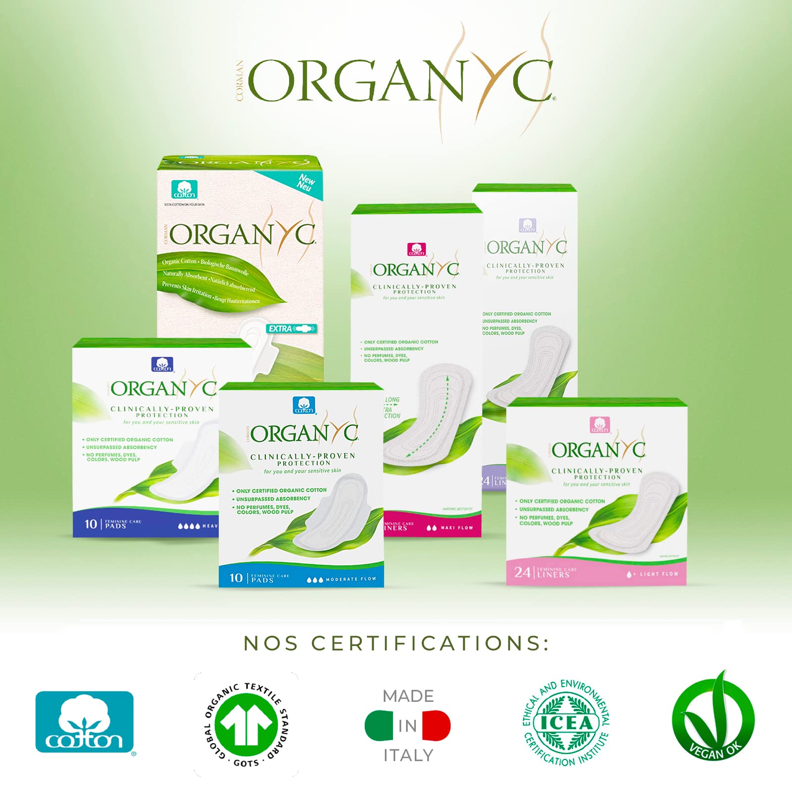 organyc-serviettes-hygi-niques-nuit-avec-ailettes-coton-bio-4x10-soit-40-unit-s image 7