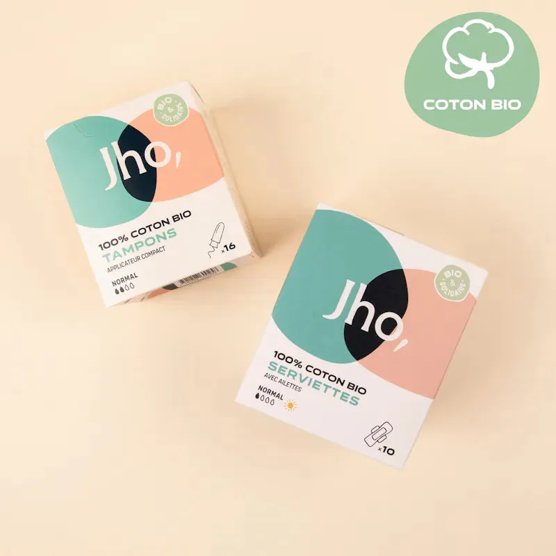 jho-pack-serviettes-tampons-avec-applicateur-compact-normal image 1
