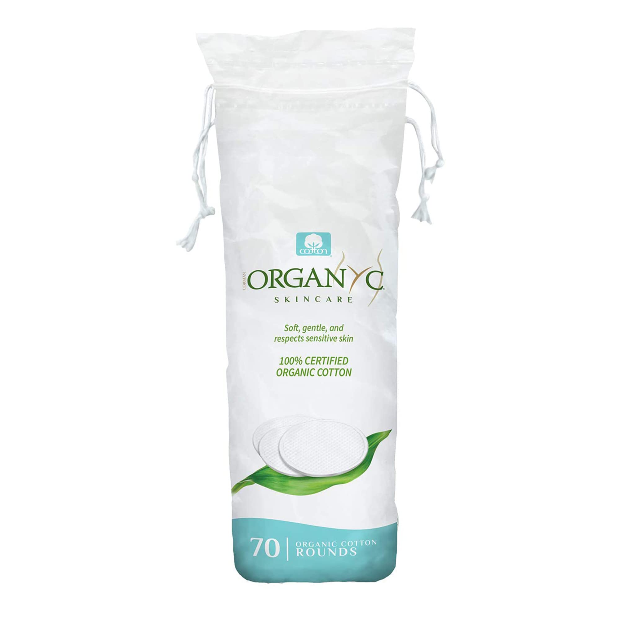 organyc-disques-de-coton-biologique-x70-cotons-d-maquillants-peaux-sensibles image 1