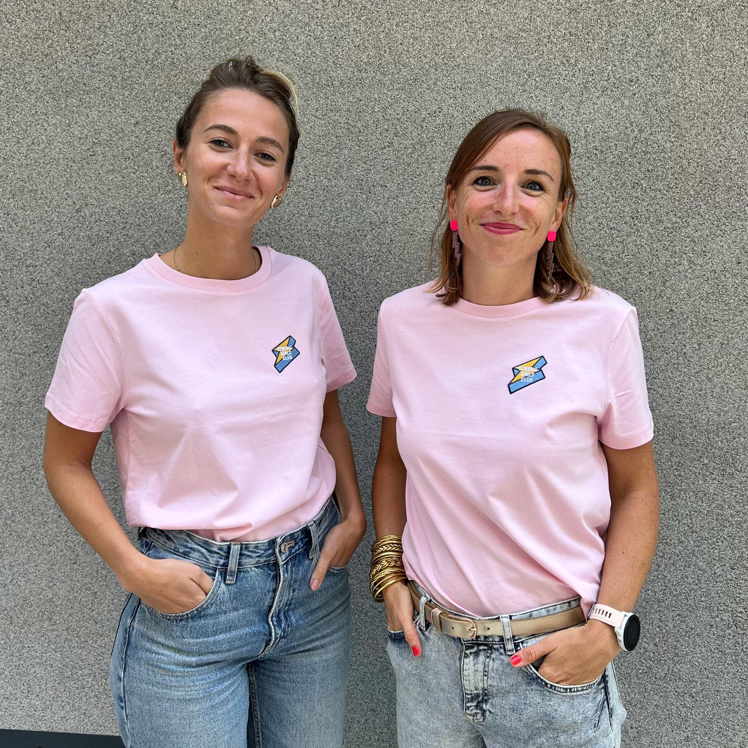 jho-t-shirt-strong-girls-club-rose-100-coton-biologique image 2