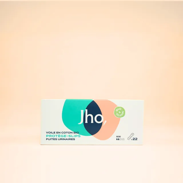 jho-prot-ge-slips-fuites-urinaires-bo-te-de-22-voile-100-coton-bio image 1