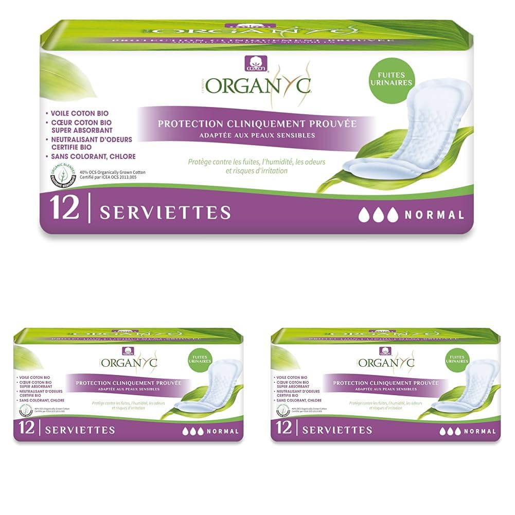 organyc-serviettes-fuites-urinaires-flux-mod-r-coton-bio-12-unit-s image 6
