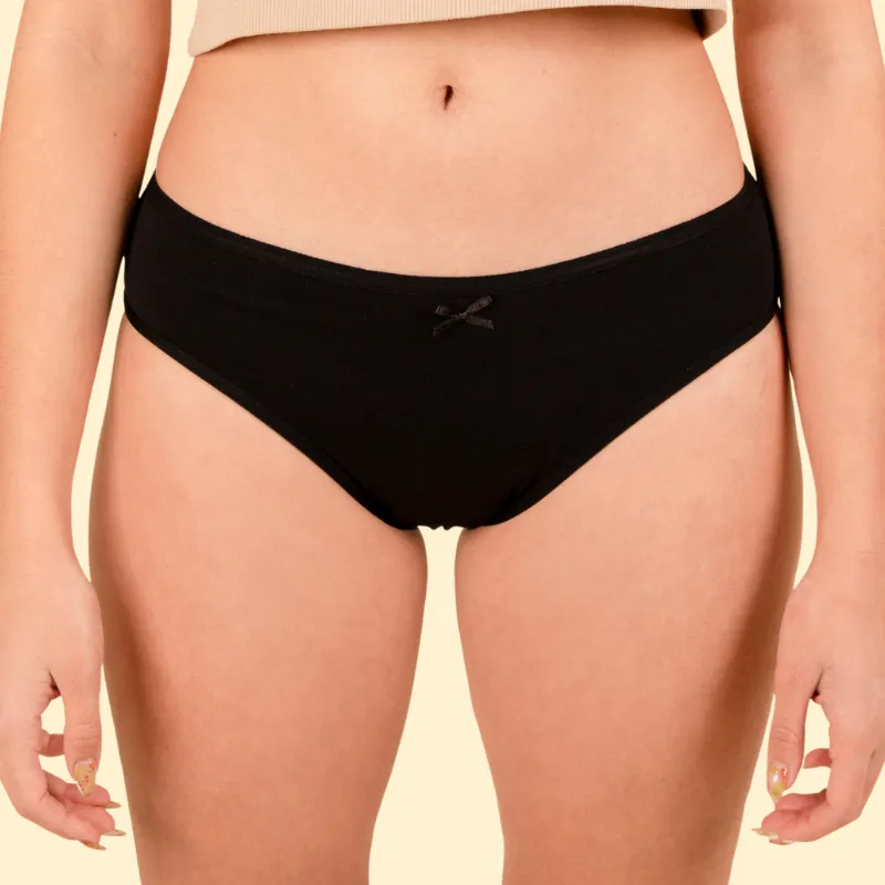 jho-culotte-menstruelle-noire-coton-bio-sp-ciale-flux-abondants image 1
