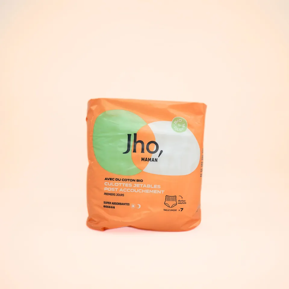 jho-culottes-jetables-post-accouchement-taille-unique-34-au-52 image 1