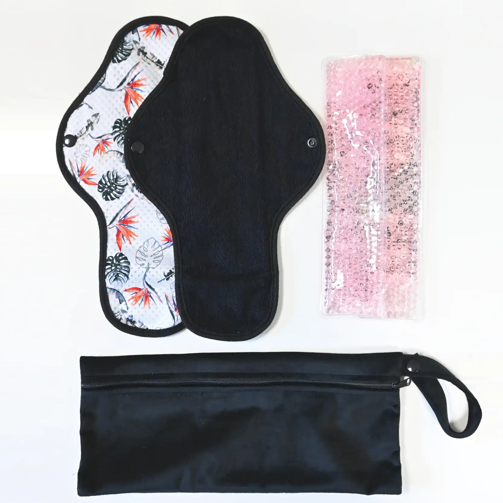 mypads-r-gle-douloureuse-2-serviettes-2-pads-chaud-froid-pochette image 2