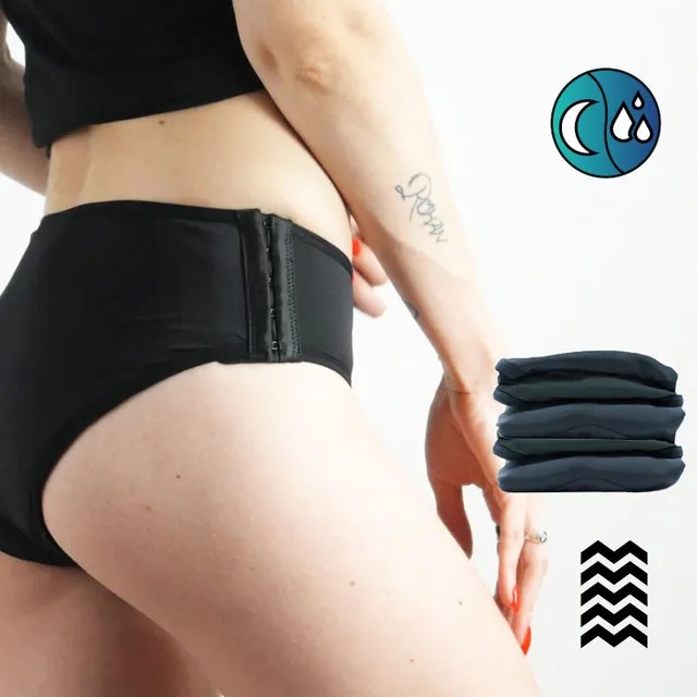 mypads-morph-e-lot-de-5-culottes-menstruelles-nuit-flux-abondant image 1