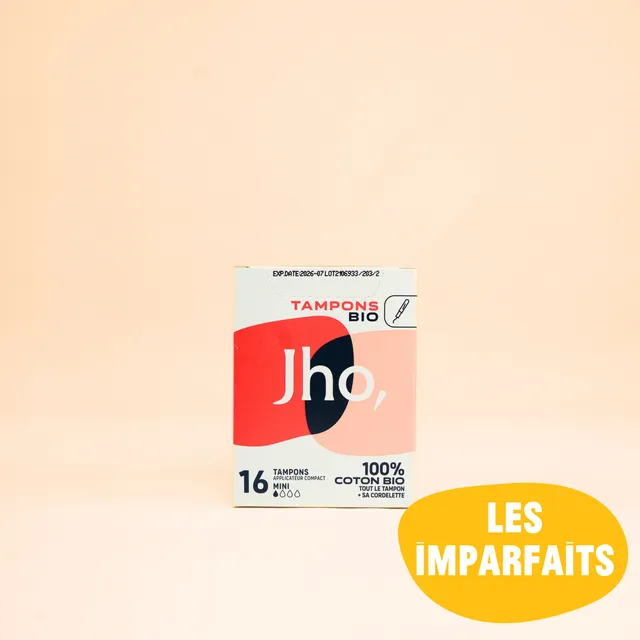 jho-tampons-avec-applicateur-compact-les-imparfaits-coton-bio-tous-flux image 1