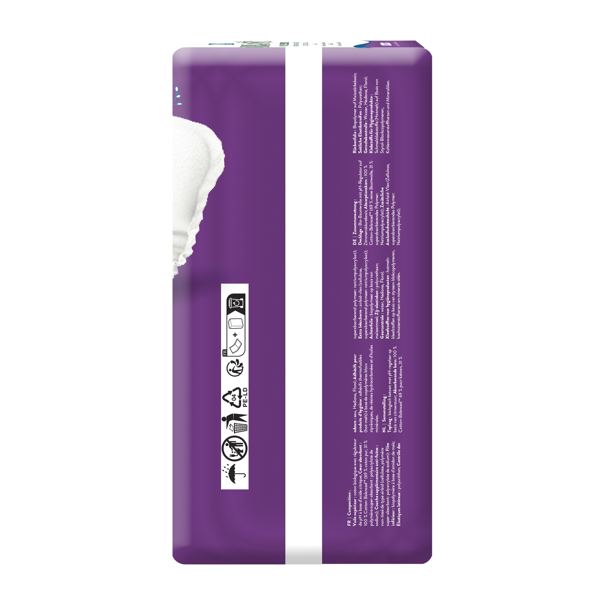 organyc-serviettes-fuites-urinaires-extra-x12-peau-sensible image 3