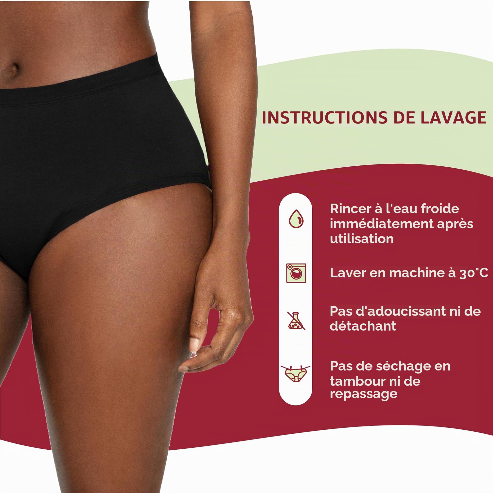 organyc-culotte-menstruelle-r-utilisable-taille-haute-noire-coton-bio-taille-m image 3