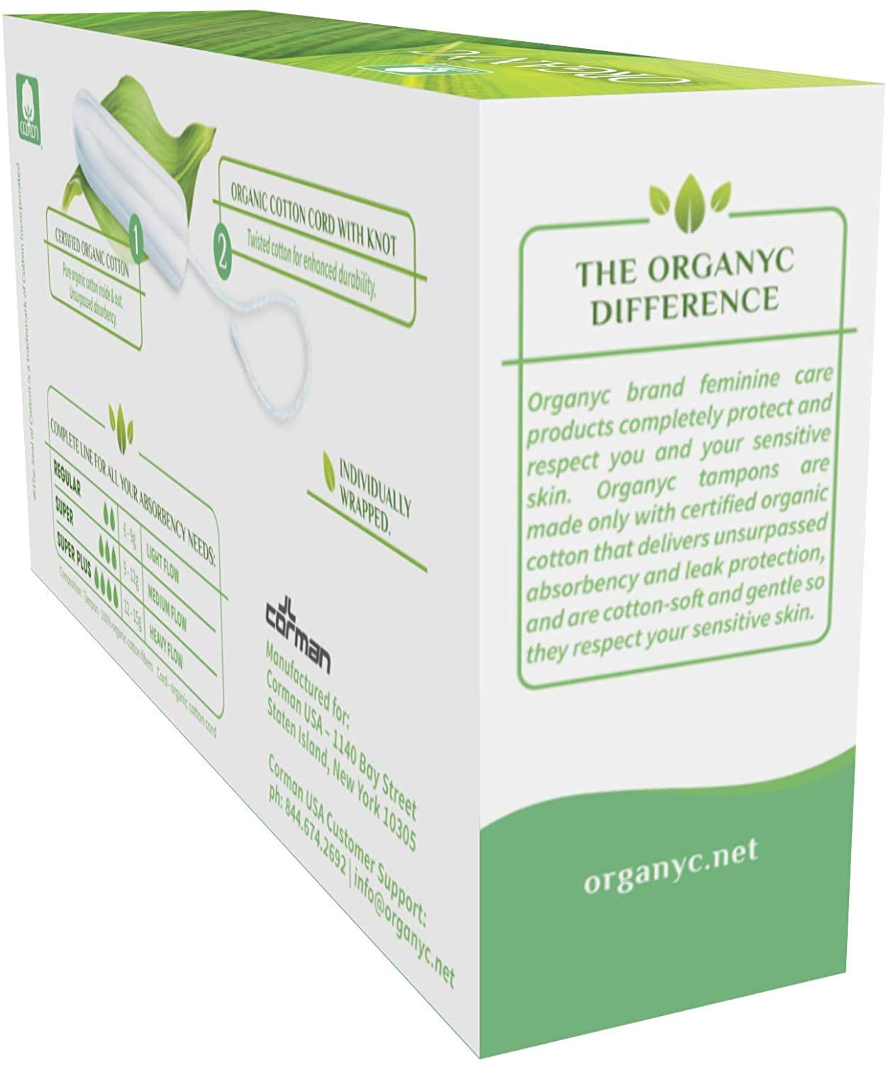 organyc-tampons-super-sans-applicateur-100-coton-bio-lot-4x16 image 7