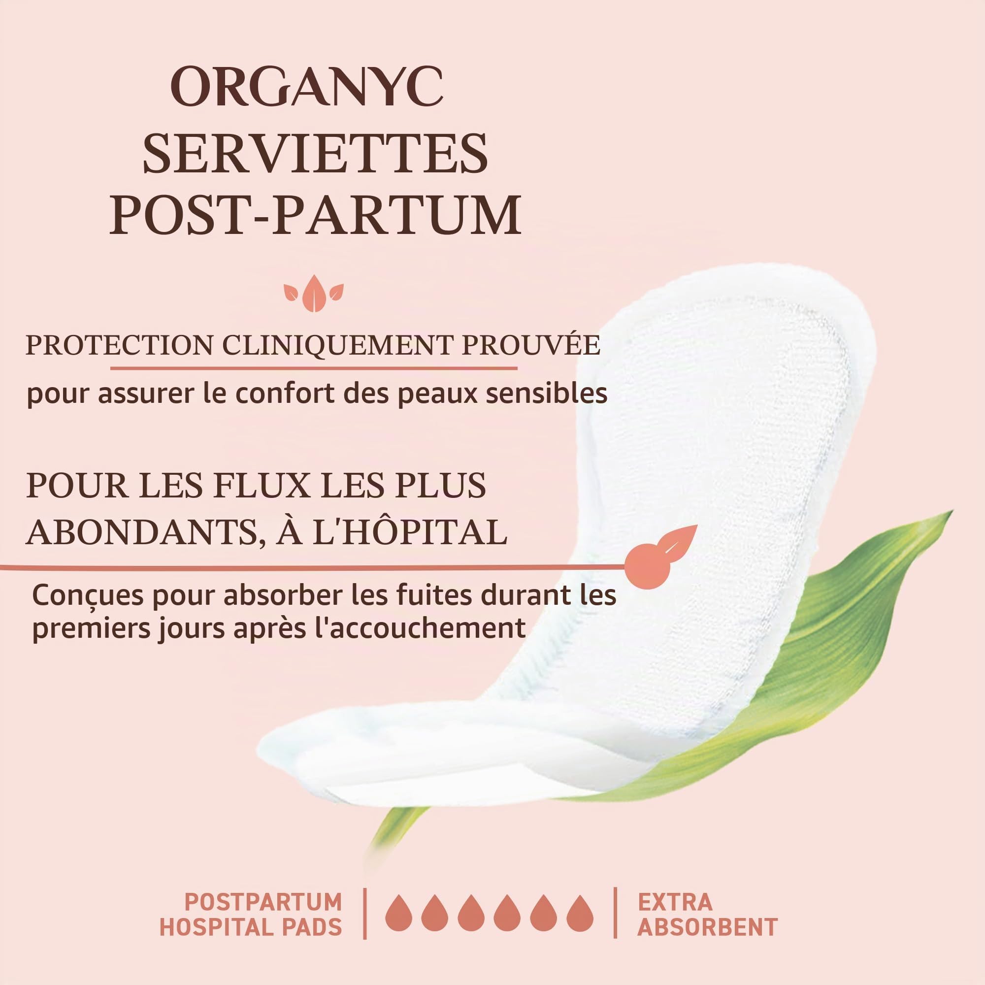 organyc-serviettes-maternit-post-partum-coton-bio-ultra-absorbantes-x12 image 2