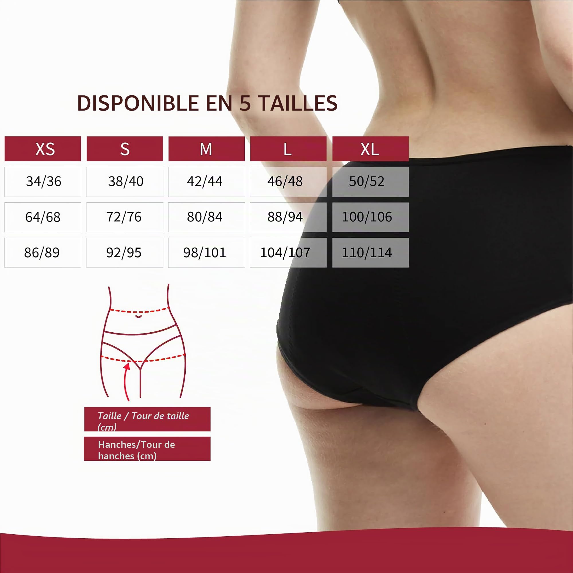organyc-culotte-menstruelle-r-utilisable-taille-haute-noire-coton-bio-taille-m image 5
