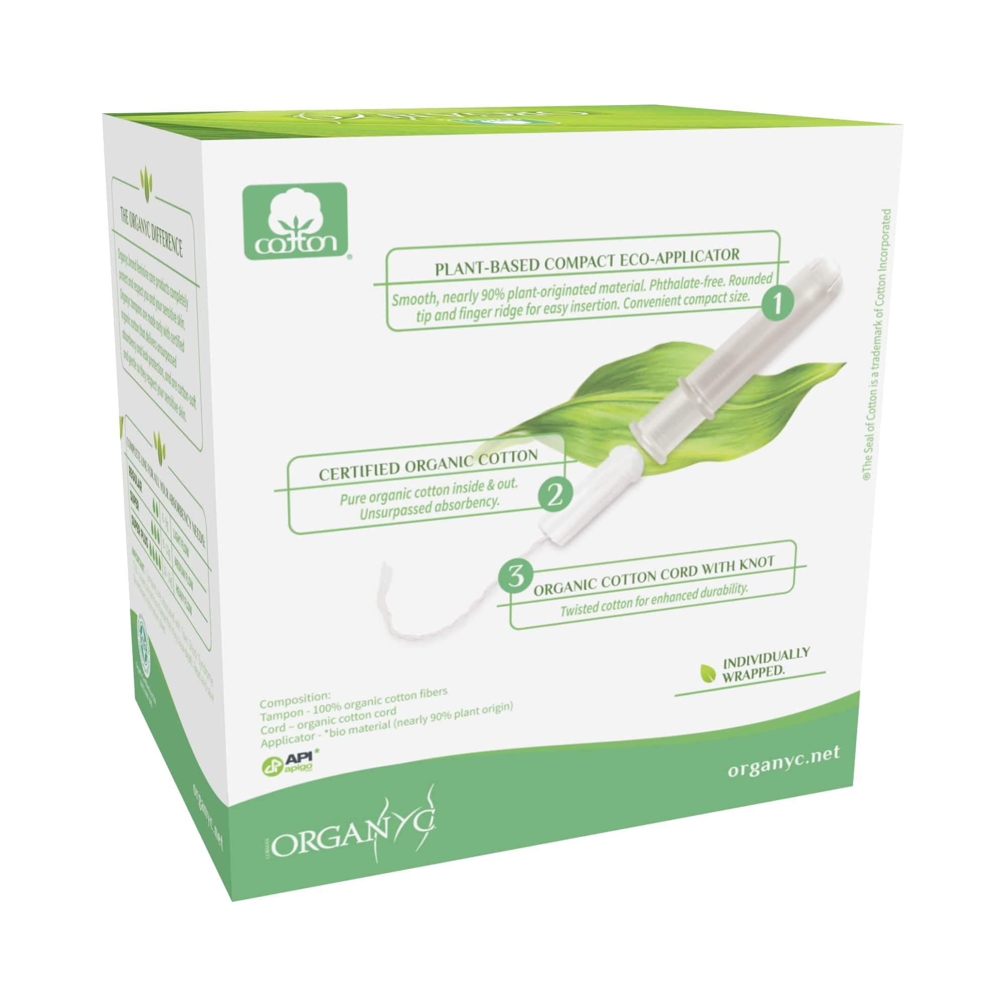 organyc-tampons-coton-biologique-avec-co-applicateur-super-flux-abondant-16-unit image 3