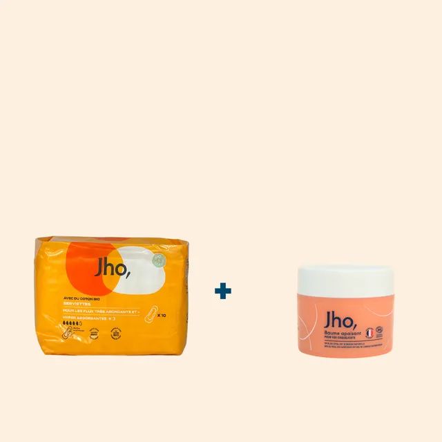 jho-pack-douleur-et-flux-abondant-serviettes-huiles image 1