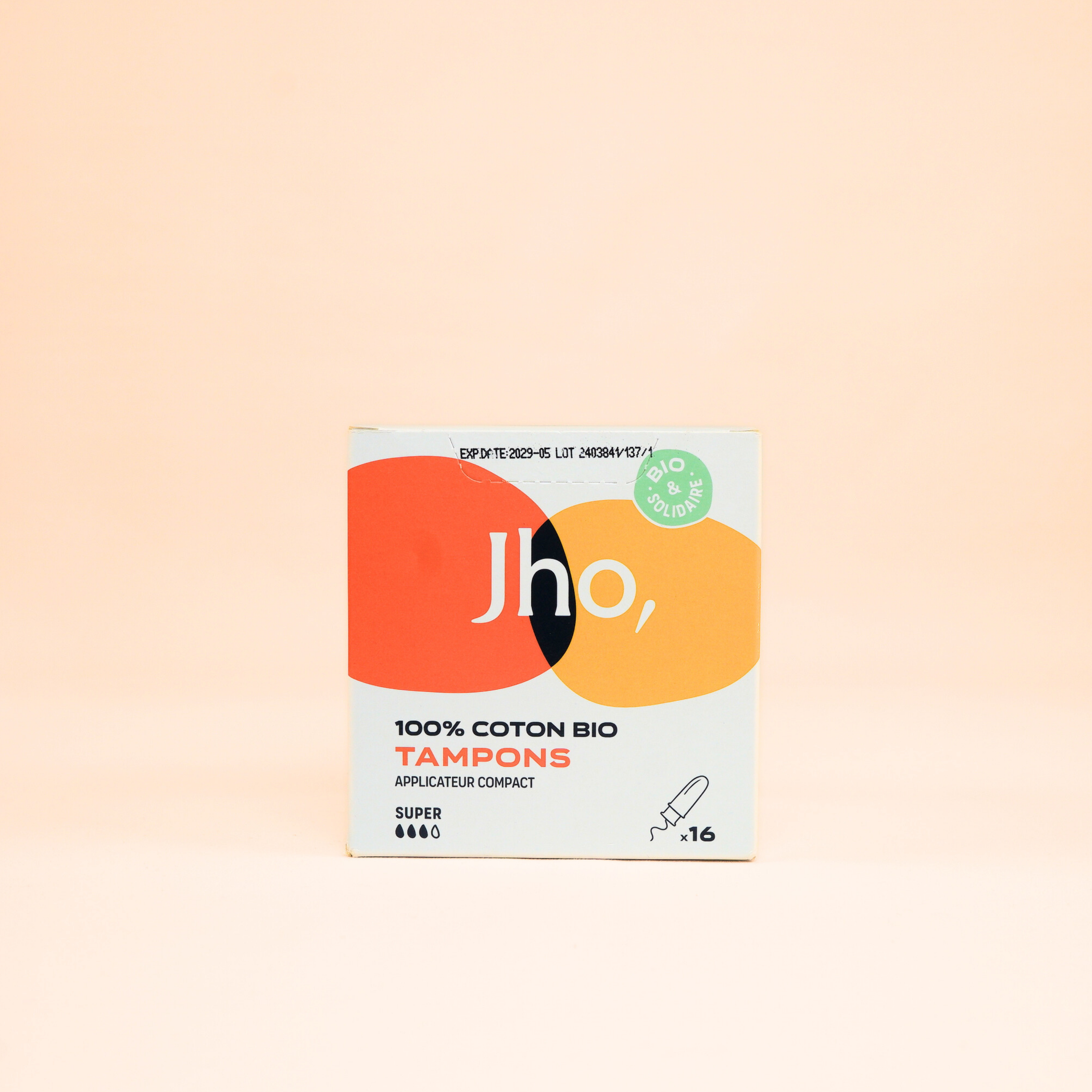 jho-tampons-avec-applicateur-compact-100-coton-biologique image 3