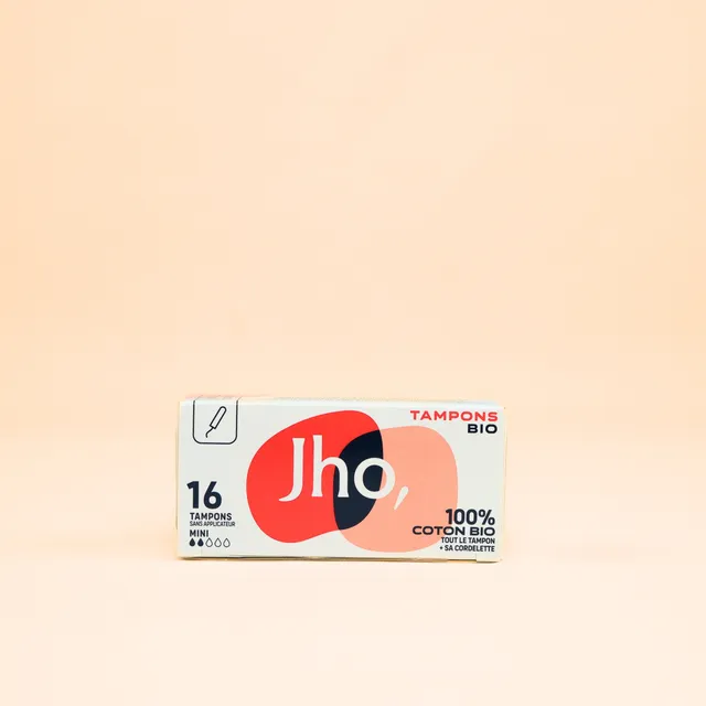 jho-tampons-sans-applicateur-bio-mini-normal-ou-super-au-choix image 1